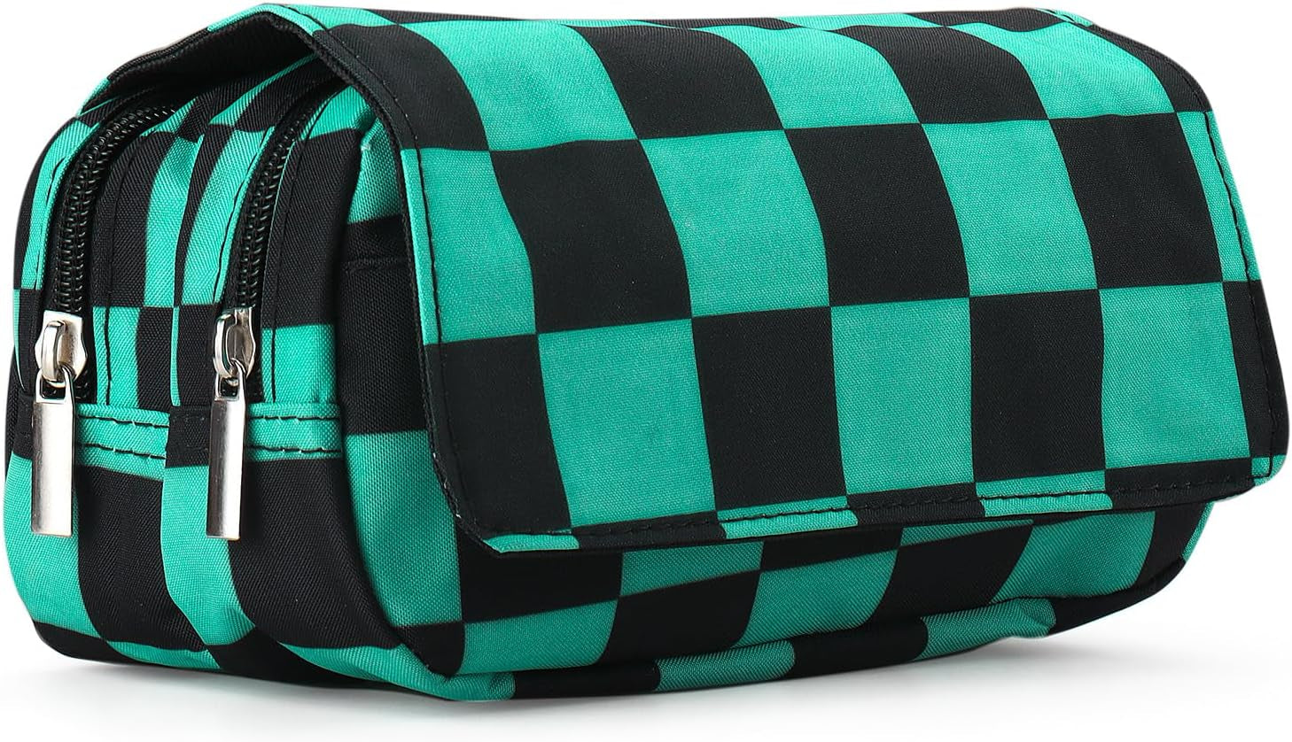 Anime Pencil Case, Cute Kawaii Large Capacity Pencil Pouch Holder, Green