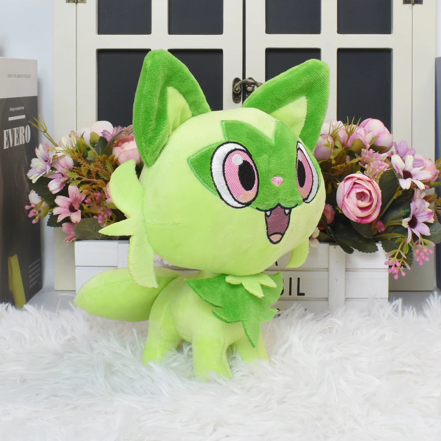 Floragato Sprigatito Meowscarada Plush Toy Anime Figure Model Gift for Kids Children Birthday Gift Anime Stuffed Kawaii Cute