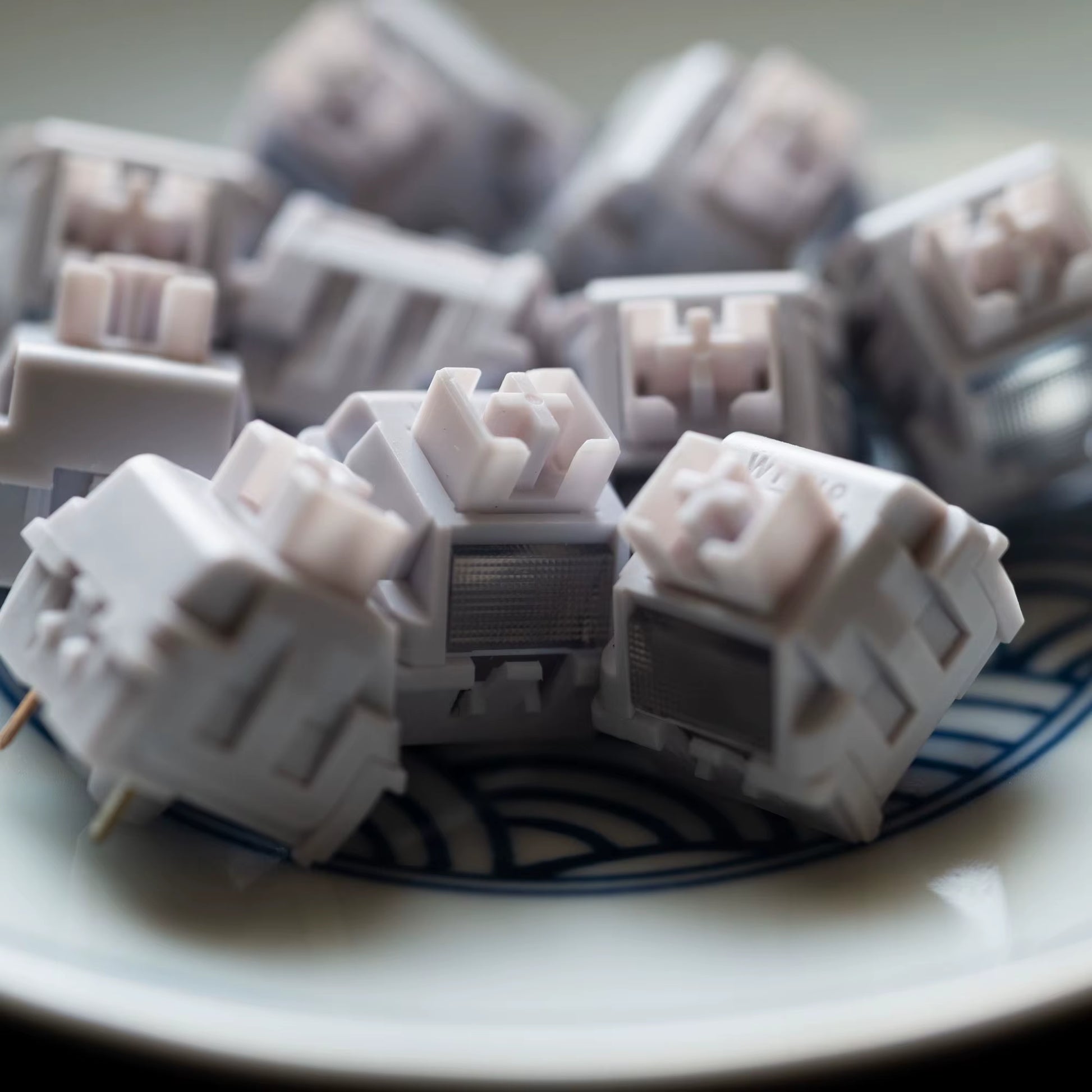 Wikuo Wild Gardenia Switch Mountain Field Gardenia Switch Zhizi 45G 56G Linear Switch for Mechanical Keyboard Factory Lubed